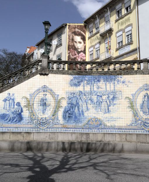 Panel de azulejos - Plaza de la República